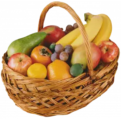 Basket Fruits png download