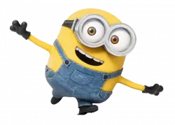 Cute minion character transparent png