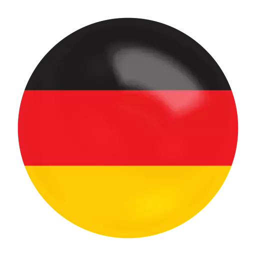 germany country rounded flag glossy transparent png