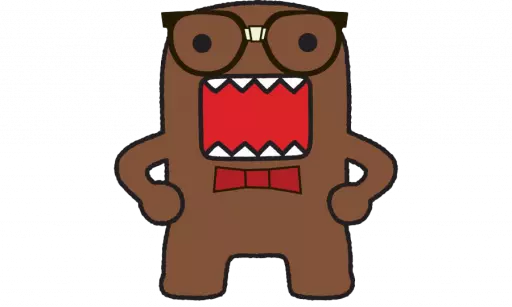 kun domo cartoon character transparent png
