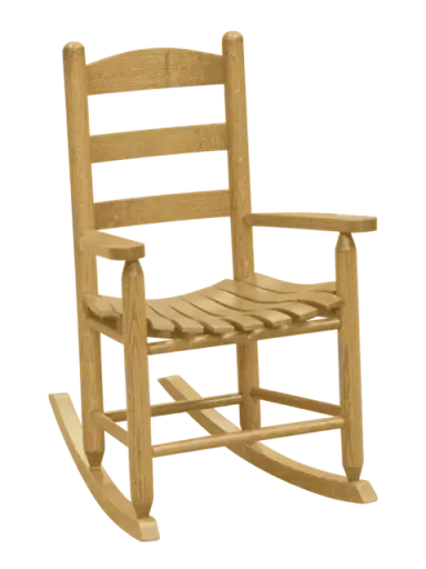 Light wooden chair with natural colour transparent image