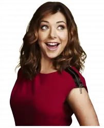 lily red hair girl wearing red top smiling transparent png