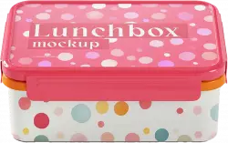 plastic lunchbox mockup free transparent png