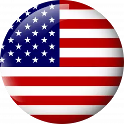 usa rounded flag glossy png