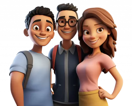 happy friends smiling transparent png