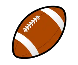 american football vector png transparent image