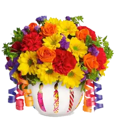 bouquet of flowers arranged in a mug transparent png