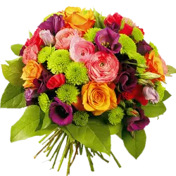 bunch of flowers arranged in a vintage style