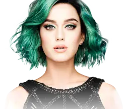 Katy Perry – Green Hair celebrity music artist image