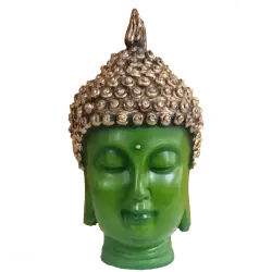 buddha face green color