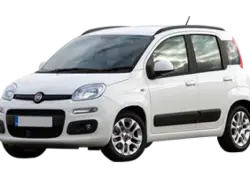 fiat panda white car transparent free