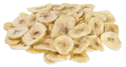fresh dried banana cut fruits