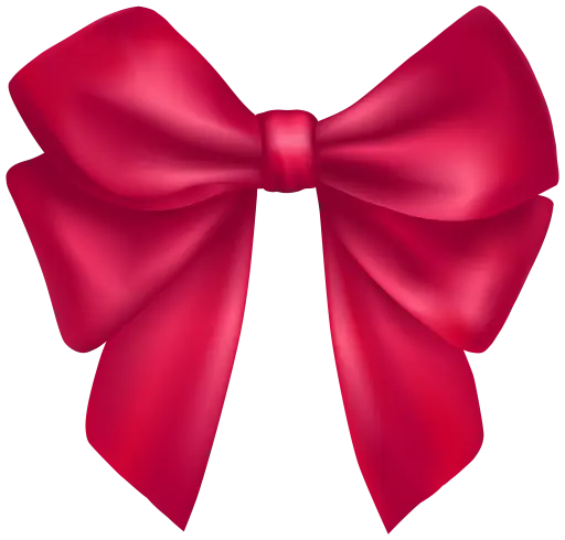 pink vector bow for women